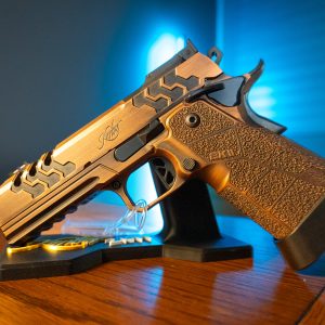 Kimber 2K11 Pro Comp Minotaur 9mm pistol in bronze, left angle