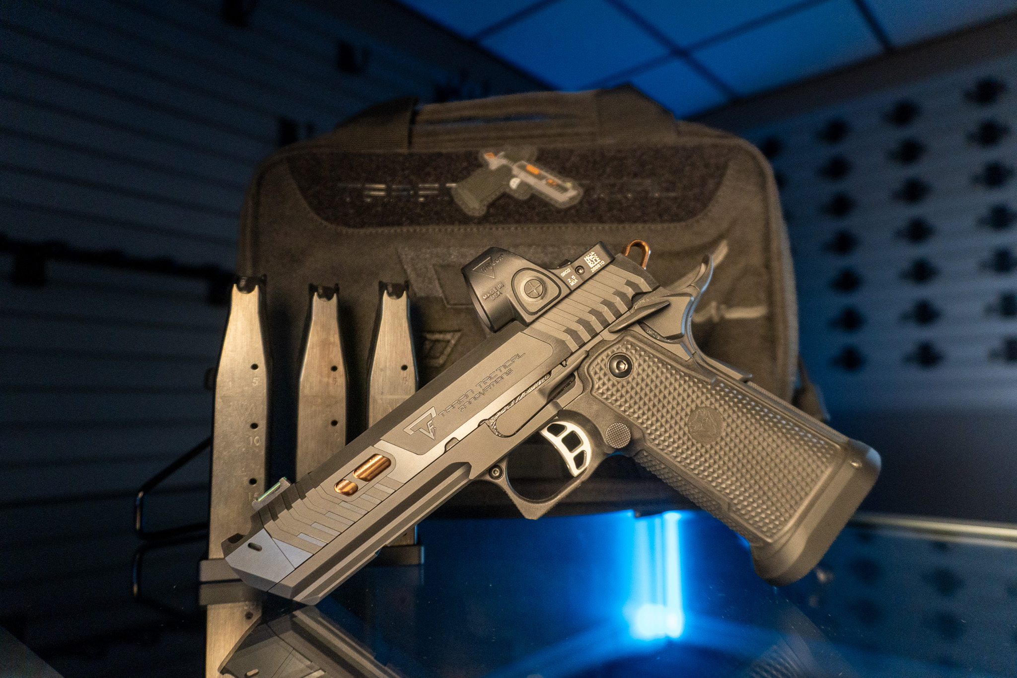 Taran Tactical TTI Pit Viper JW4 9mm w/ SRO (With Signed Case) - Image 2