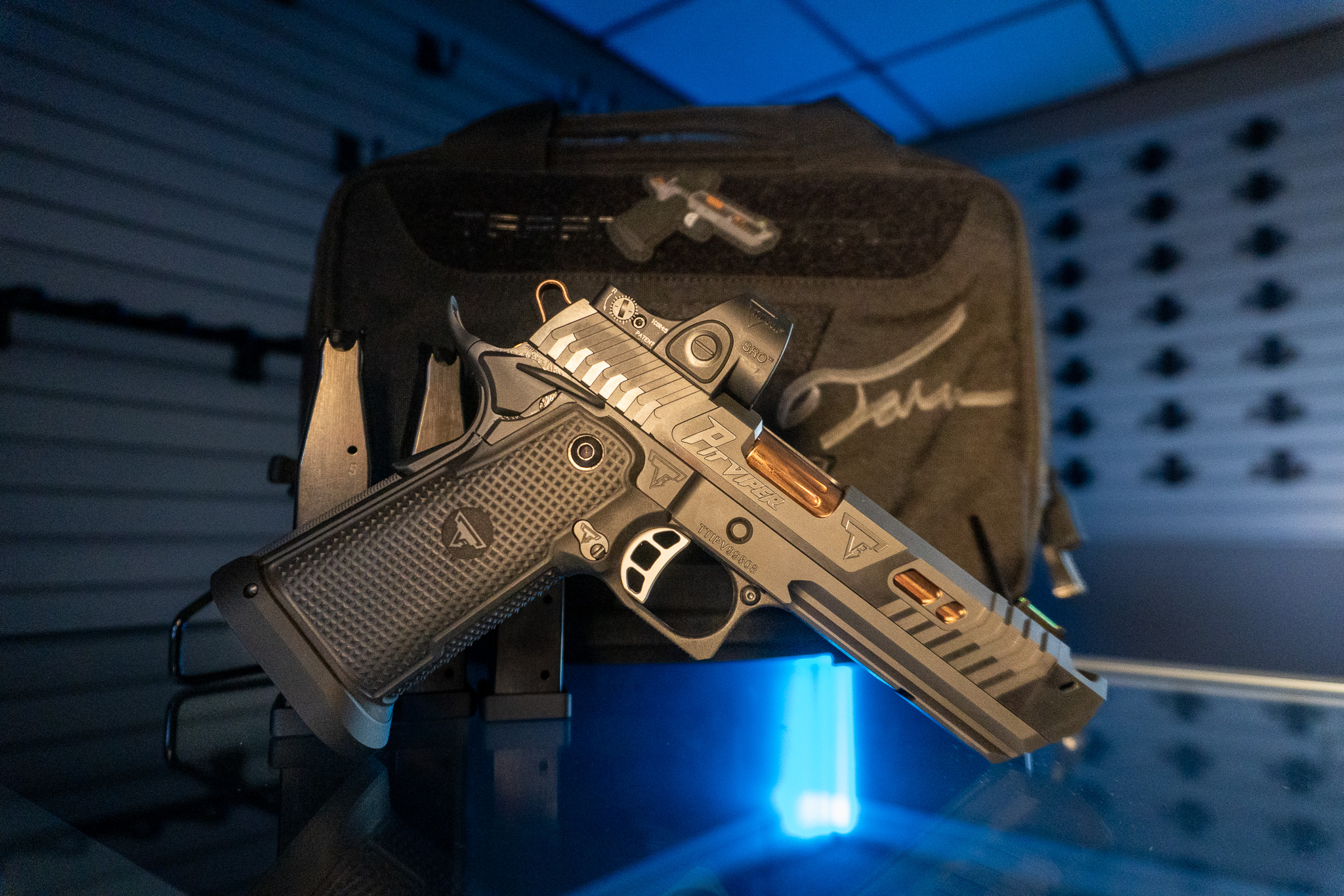 Taran Tactical TTI Pit Viper JW4 9mm w/ SRO (With Signed Case) - Image 3