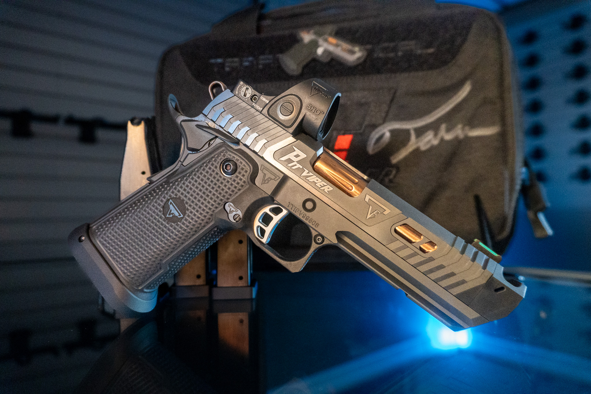 Taran Tactical TTI Pit Viper JW4 9mm w/ SRO (With Signed Case)