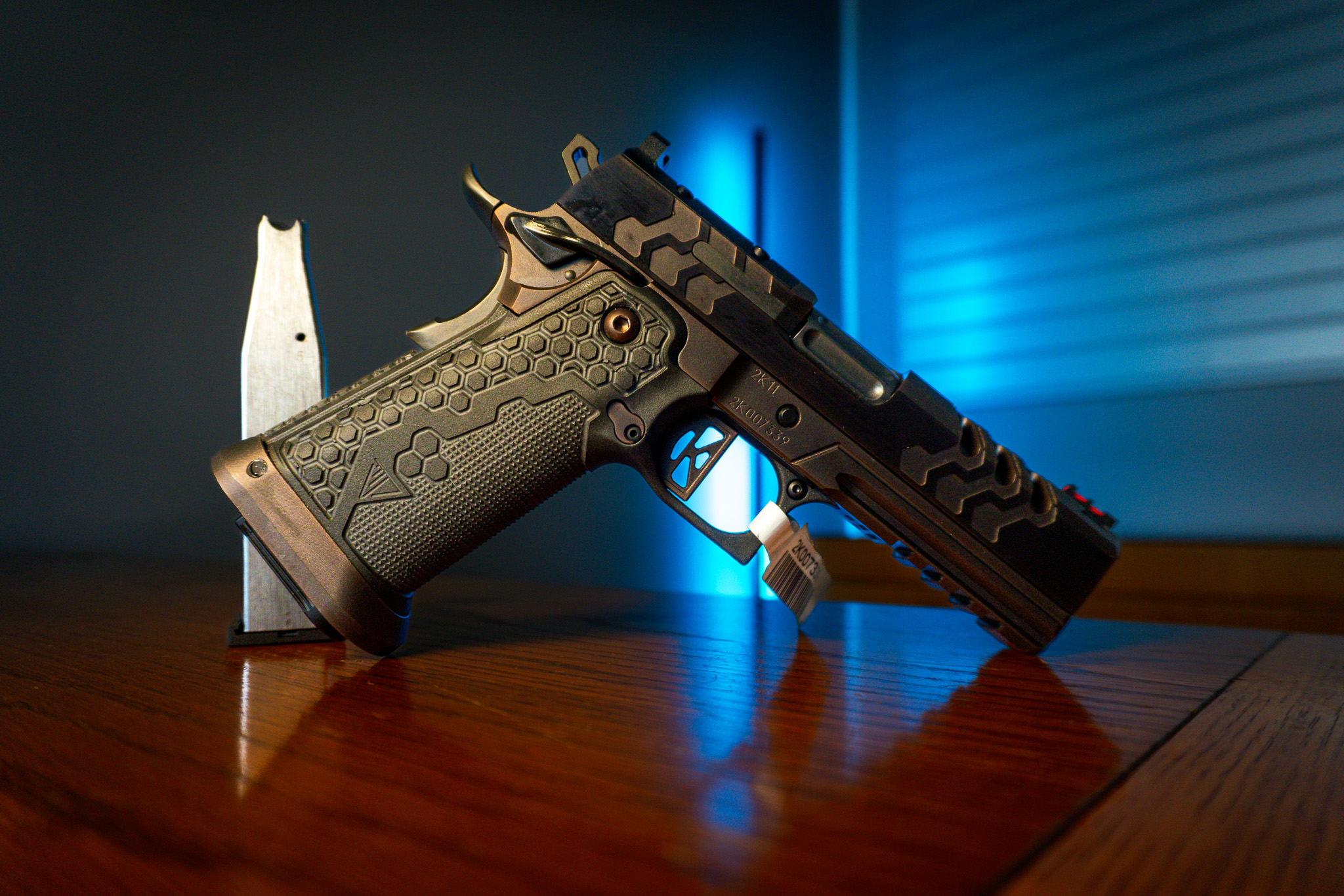 Kimber 2K11 Pro Royal 9mm pistol, right angle view