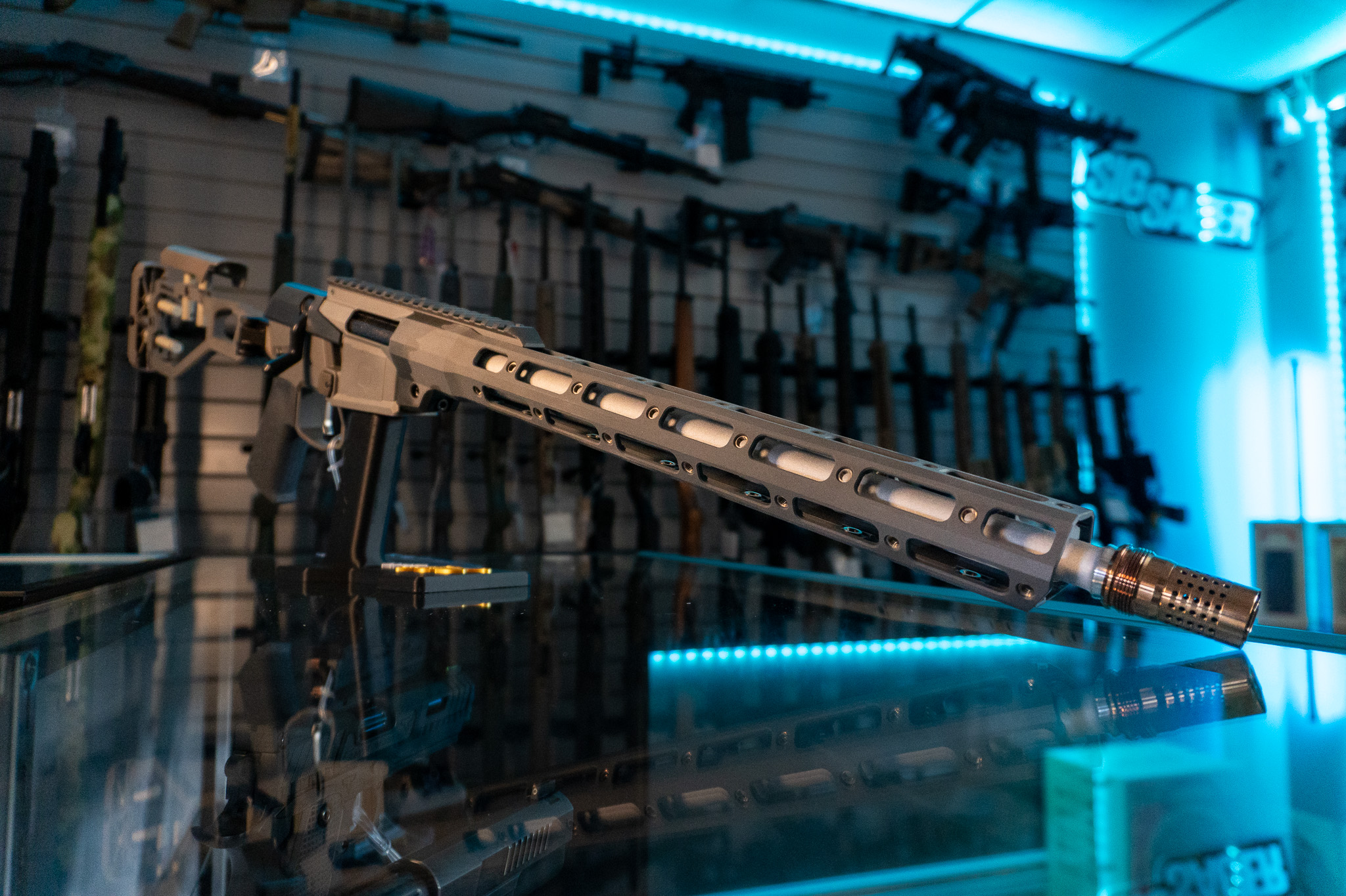 Q Mini Fix 6mm ARC rifle, right side view