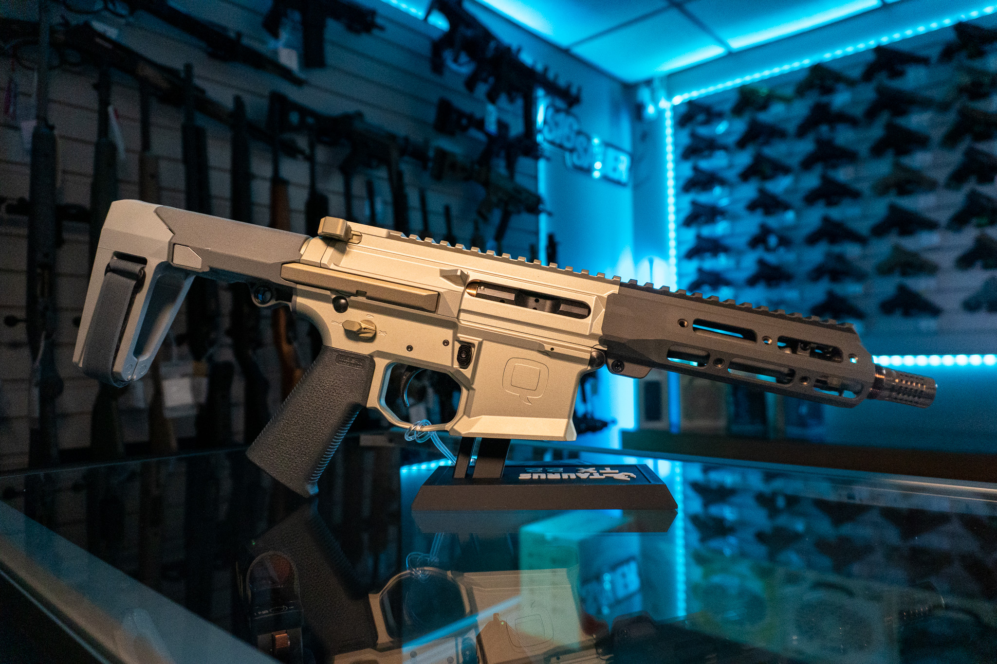 Q Honey Badger 300 Blackout pistol, left side