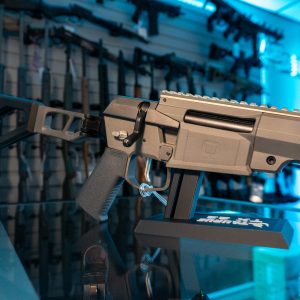 Close-up of Q The Fix 8.6 Blackout receiver