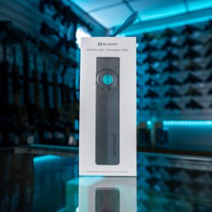 Olight ArkPro 1500 lumen flashlight in retail box