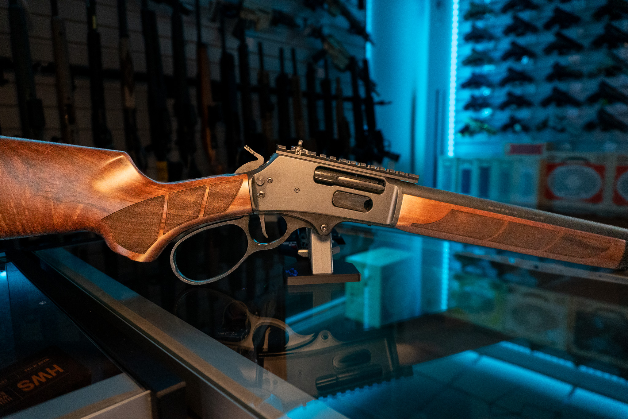Smith & Wesson Model 1854 45-70 receiver and lever detail
