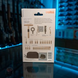 Fix It Sticks Archery Field Toolkit package, back with contents