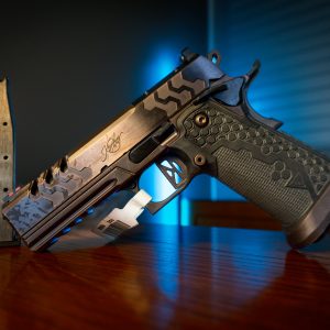 Kimber 2K11 Pro Royal 9mm pistol with magazine, left angle