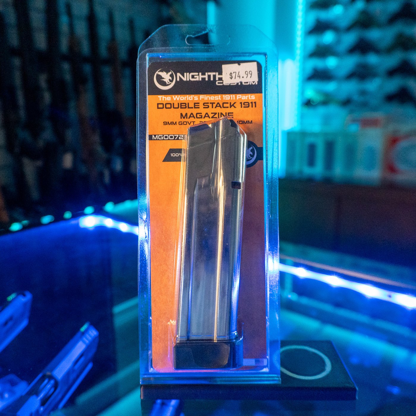 Nighthawk Custom 20-round 9mm double stack 1911 magazine in its retail package