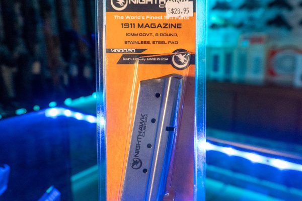 Nighthawk Custom 8-round 10mm single stack 1911 magazine in its retail package