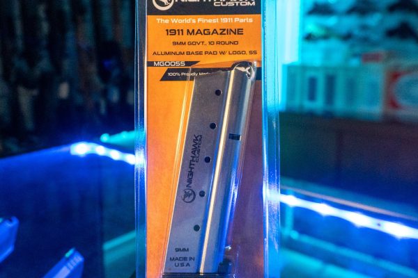 Nighthawk Custom 10-round 9mm single stack 1911 magazine in its retail package