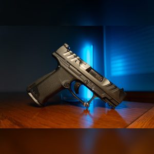 Walther PDP F-Series 3.5 inch 9mm pistol in black, right side with optics-ready slide